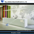 Fancy Style Artificial Marble Commercial Reception Counter Design (TW-MART-103)